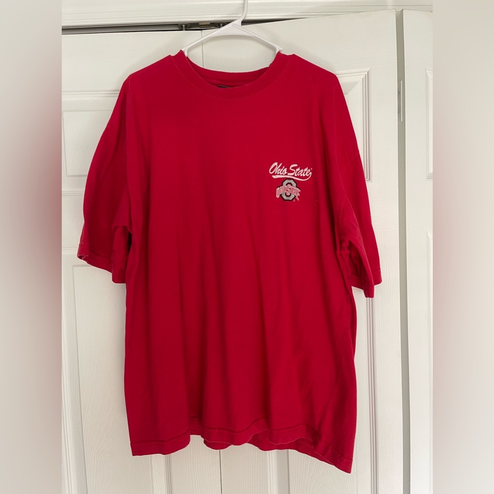 Vintage Ohio State T-shirt, Extra Large, Red